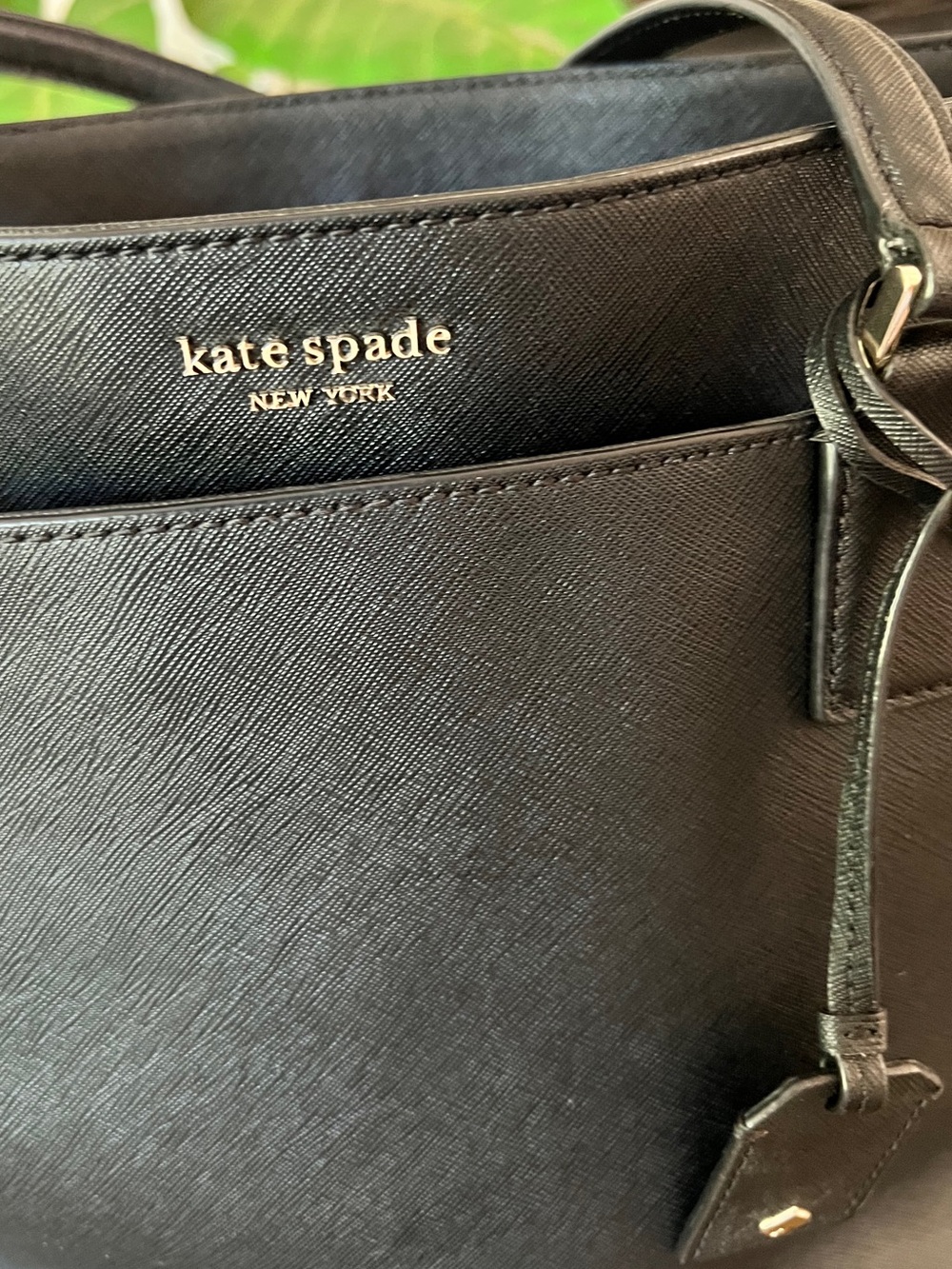Kate Spade Black Saffiano Leather Tote Bag - Picture 4 of 10